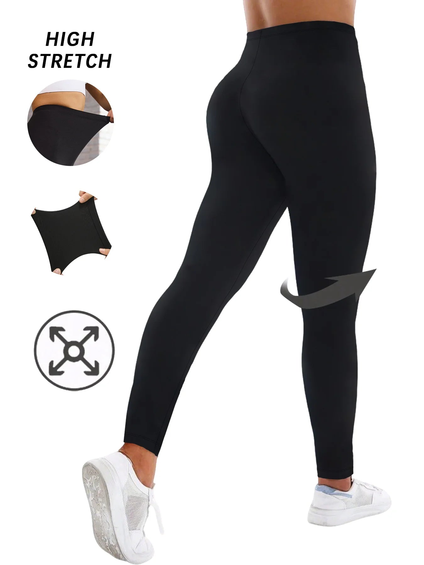 Women's Super Soft Leggings High Elasticity No See Through Workout Yoga Running Athletic Push Up Gym Long Fitness Leggings Main image