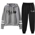 Women's Tracksuit Daily Casual Fashion Hoodies Hot Sale Single Piece Stripe Sweatshirt and Pants Comfort Outdoor Jogging Quality