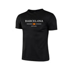 Barcelona Hot Sale Men's Summer Sports T-shirt High Quality Breathable Quickdry Tee Male Versatile Marathon Fitness Football Top