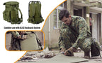 MT Military Army Alice Embedded Air Self-Inflating Camp Mat , ALICE Single Sleeping mat  for Outdoor Camping Olive Drab