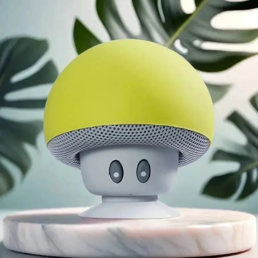 XIKCU Mini Mushroom Bluetooth Speaker Creative Mini Suction Cup Portable Smart Speaker for Phones Cross-border Cartoon Gift Secondary image