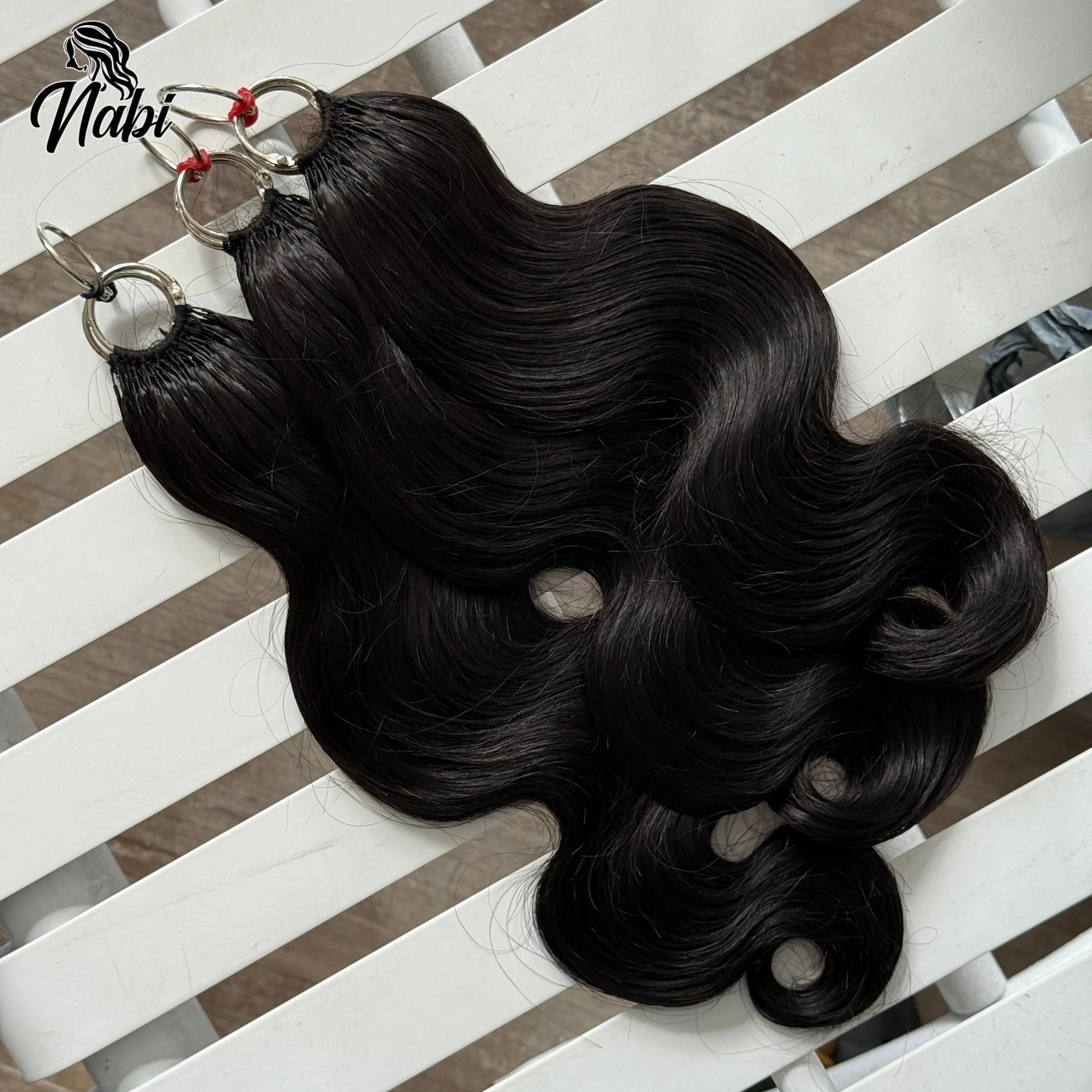 NABI Pre-Separated Crochet Human Hair Bundle Miracle Knots Braiding 14-18inch Water Wave Curly 100% Human Hair for Women