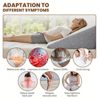 Wedge Pillow, Body Pillow For Sleep Apnea, Neck Relief, Post Surgery, Sleeping Comfort, Acid Reflux, Heartburn, Back Relief And Snoring, 12Inch