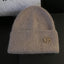 Letter Fluffy Angora Fur Beanies Winter Hat for Woman Luxury Fluffy Knited Hat Bonnet Lady Autumn Winter Warm Skullies Cap