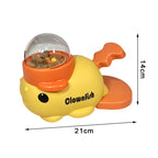 【E】Pet Snack Feeder Dog Food Dispenser Automatic Feeder Puppy Cartoon Duck Whale Design Used To Train Cats Accessories Supplies