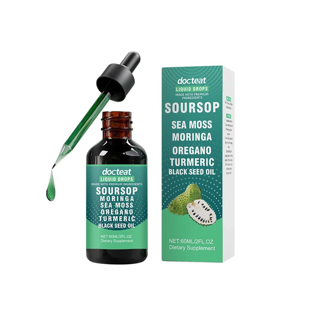DOCTEAT Soursop Liquid Extract- Supporting Energy Balance And Boosting Vitality With A Blend Of Multiple Ingredients.