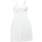 Short Bodycon Dress Backless Skinny Straps Solid Casual Sexy Sleeveless Summer High Waist Club Slim Mini Dresses Ladies Basic