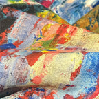 2025 Ropa Y2K Streetwear Graffiti Painting Baggy Jeans Pants For Men Designer Clothes Colorblock Kanye Wide Leg Denim Trousers