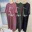 Summer New Loose Dress Women Casual Fashion Cartoon Simple Cat Print Round Neck Short-sleeved Dress