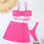 Brazilian Thong Bikini 2022 Women With Skirt Sexy Swimwear Female Padded Swimsuit Push Up Beachwear Bathing Suit Biquini Summer