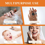 Silicone Cleaning Brush Face Cleansing Scrubber Massager Manual Facial Cleansing Brush Exfoliating Gentle Beard Skin Care Tool