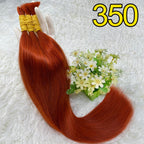 Ombre Straight Bulk Braiding Hair 100% Brazilian Virgin Remy Human Hair Extensions 613 Blonde Color Natural Hair Piece