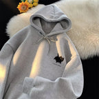 Casual men's hoodie fashionable cat-print streetwear comfortable and high-quality hoodie fashionable men's top