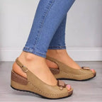 Chunky Platform Wedges Slipper  Sandals summer 2025 shoes for women Open Toe Shoes Sandals Women platform shoes