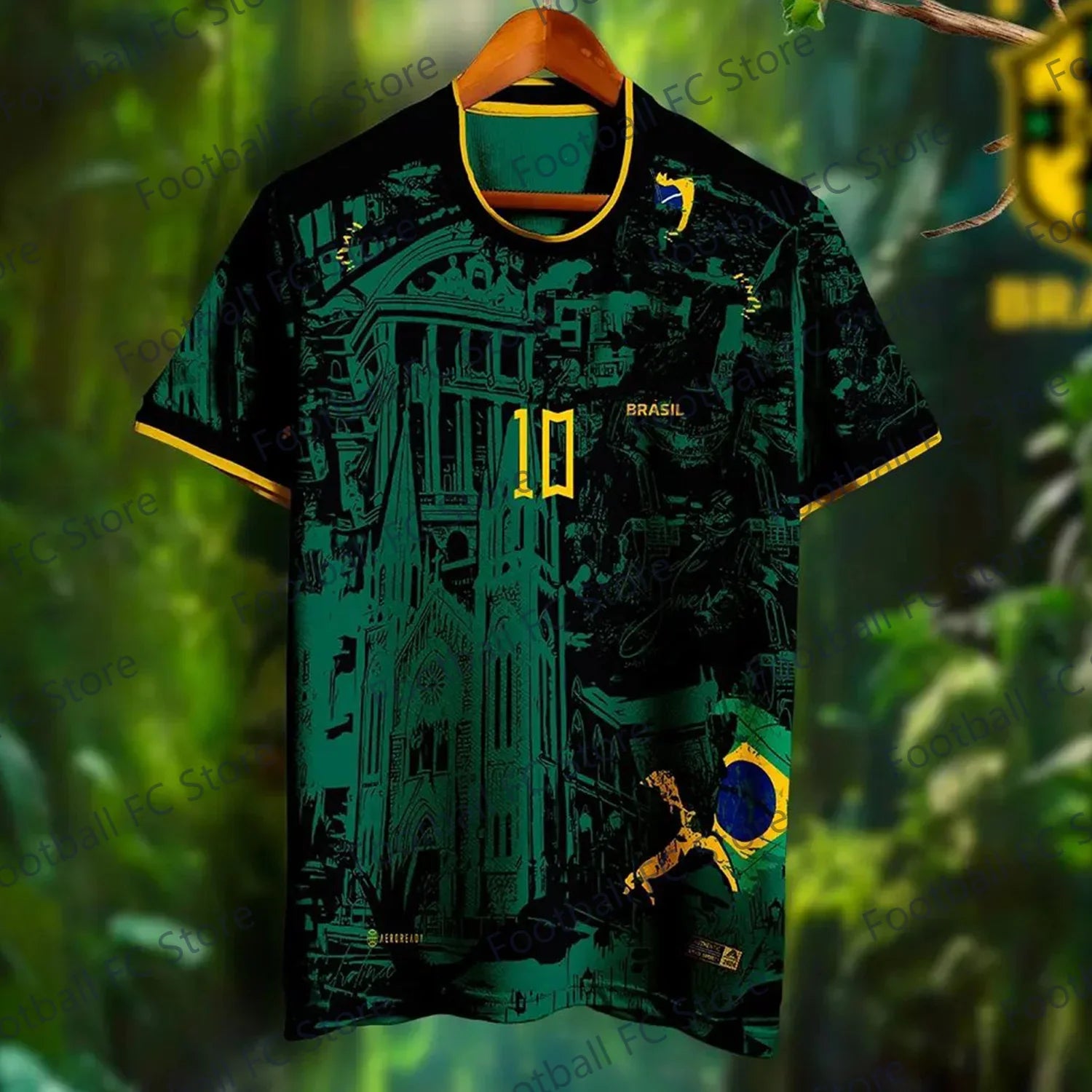 New 24-25 Summer Christ of Rio de Janeiro Tee Jersey CHATGPT Intelligent Design Edition Special Soccer Jersey For Kids/Adult Kit Main image