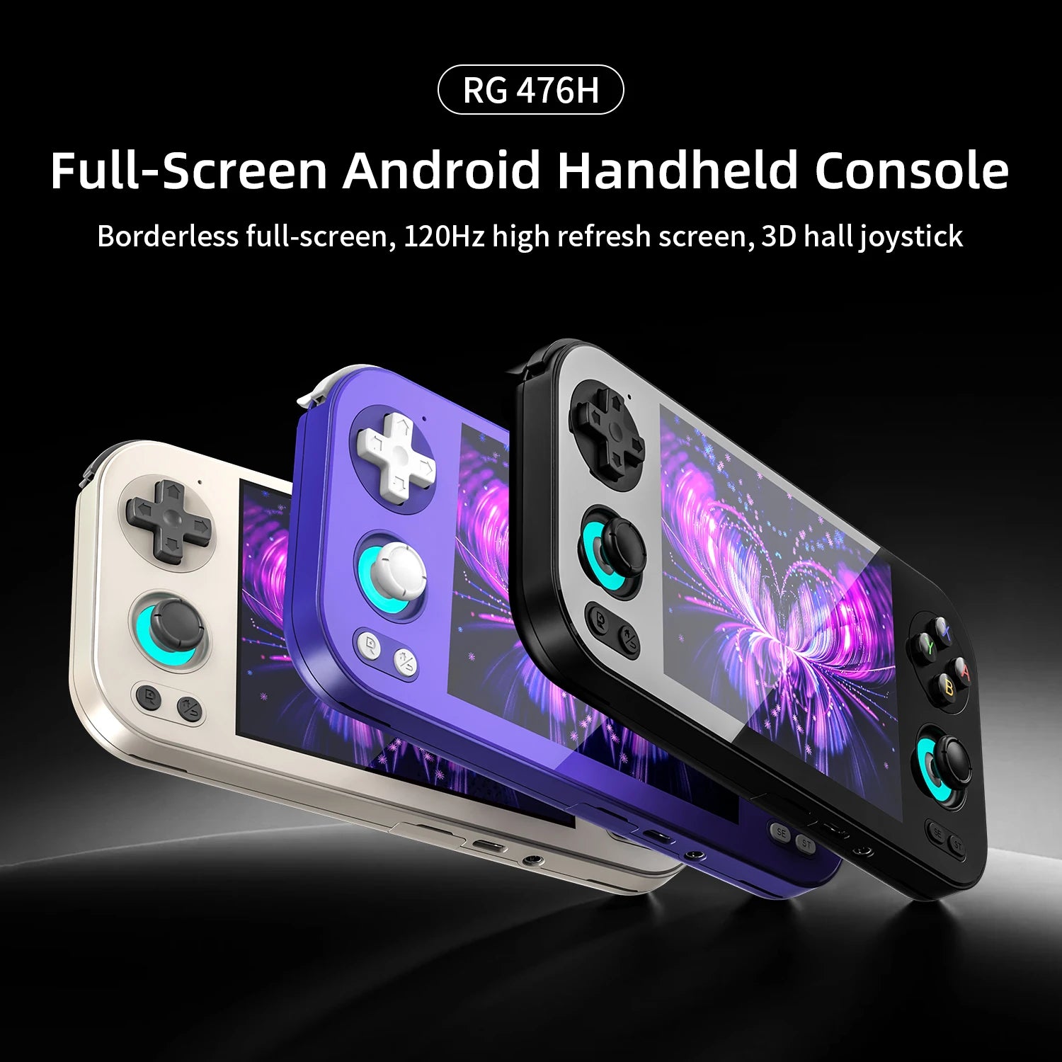 ANBERNIC RG 476H Android Handheld Game Console 4.7"HD Multi-touch Full Screen Hall Triggers Wifi Retro Video Games Player RG476H Secondary image