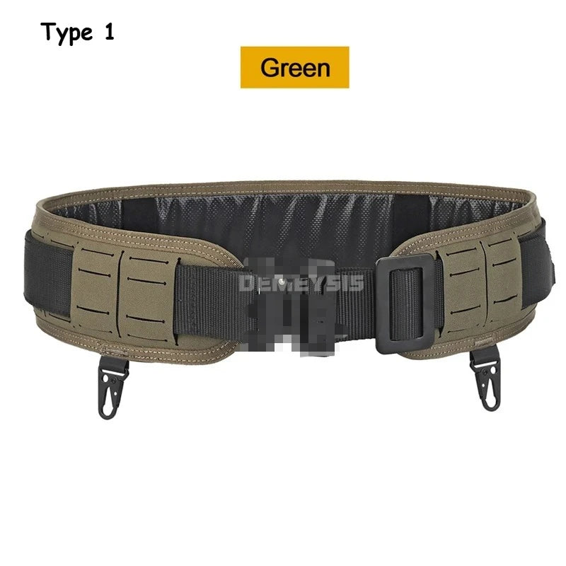 Tactical Padded Belt Airsoft CS Combat Molle Airsoft Girdle Duty Paintball Waist Belts War Game Hunting Accessories