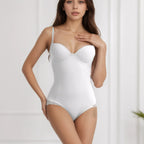 Naisstoo Women Shapewear Bodysuit for Tummy Control Seamless Body Shaper Thong Jumpsuit Bras