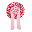 Kids Satin Bonnet Sleep Hat Wide Elastic Band Ribbon Sleeping Cap Boy Girls Flower Printed Silk Shower Cap