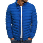 Winter New Jacket Men's Stand Collar Warm Parka Coat Street Fashion Casual Brand Outer Men's Winter motion Warm Jacket