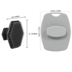 Silicone Cleaning Brush Face Cleansing Scrubber Massager Manual Facial Cleansing Brush Exfoliating Gentle Beard Skin Care Tool