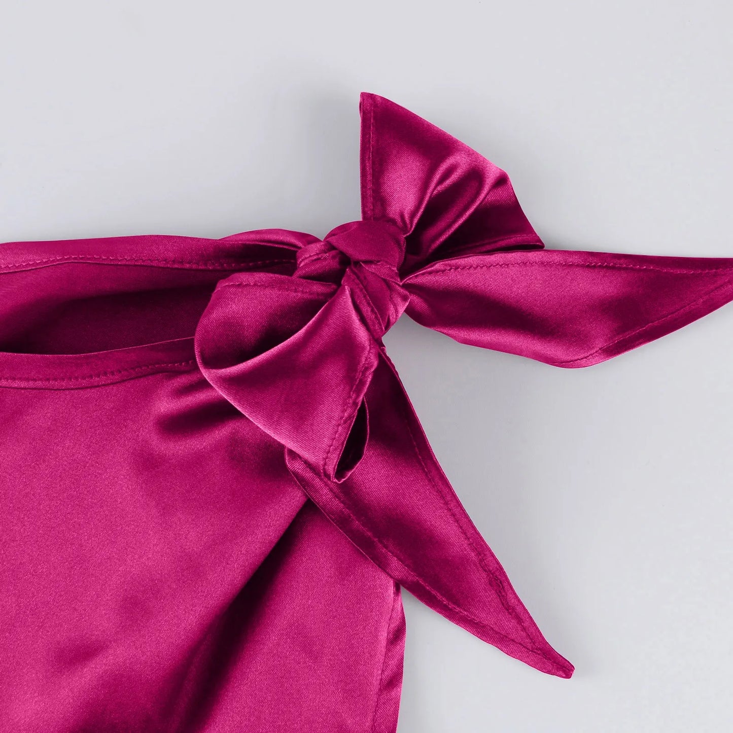 Womens Tops 2026 Pullover Fashionable And Sexy Women'S Solid Color Satin Pullover One-Shoulder Sleeveless Top топ летний