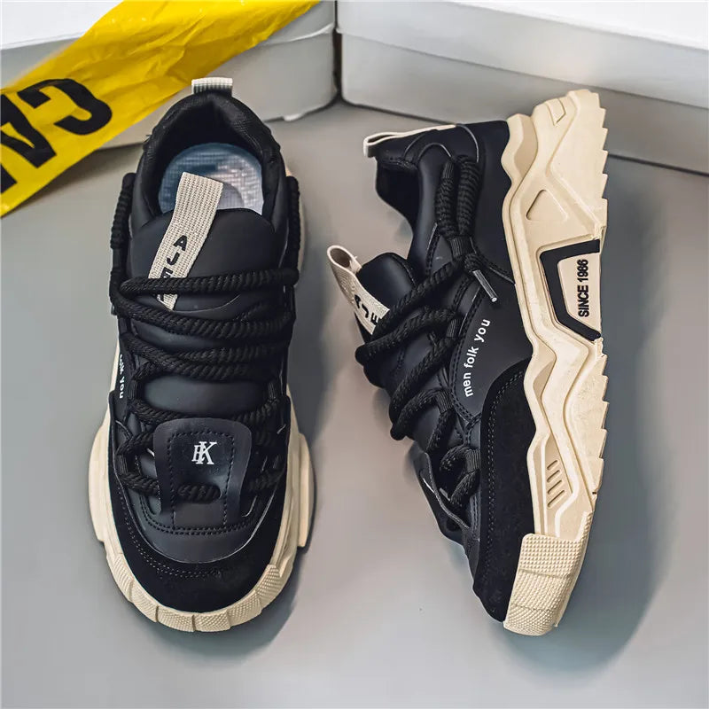 Men's Sports Casual Shoes - Comfortable Trendy for Hiking Training Skateboarding