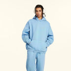 Men's hooded sweatshirt for autumn and winter warm and windproof comfortable long sleeved top jogging hooded sweatshirt hoodie