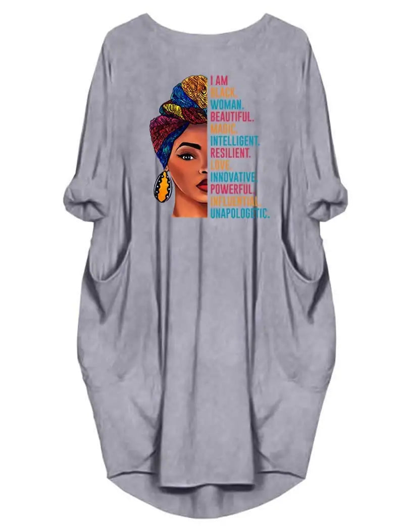 Plus Size Women Short Sleeve O-Neck Loose Casual Dresses Secondary image