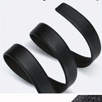 Men's Business Belt - Genuine High Quality Alloy Automatic Buckle Belt, Fashionable Buckle Fashionable Luxury Casual Belt