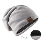 Fashion Bonnet Hat For Men And Women Autumn Knitted Solid Color Skullies Beanies Spring Casual Soft Turban Hats Hip Hop Beanie