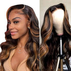1B/30 Ombre Highlight Lace Front Wigs Human Hair 13x6 Body Wave Wig Human Hair 13x4 Transparent Lace Frontal Wigs For Women