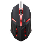 Latest high-quality ergonomic gaming mouse, suitable for desktop and laptop computers, 4-button USB RGB backlit mouse
