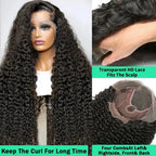 Curly Wig human hair lace frontal wig 13x6 HD lace 250 density deep wave Wig human hair 13x4 lace front Wigs for black women