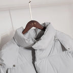 Women Winter Cotton Coat 2025 New Women Loose Cotton Padded Jacket Solid Hooded Parkas Coat Female Puffer Coat Winter Outwear