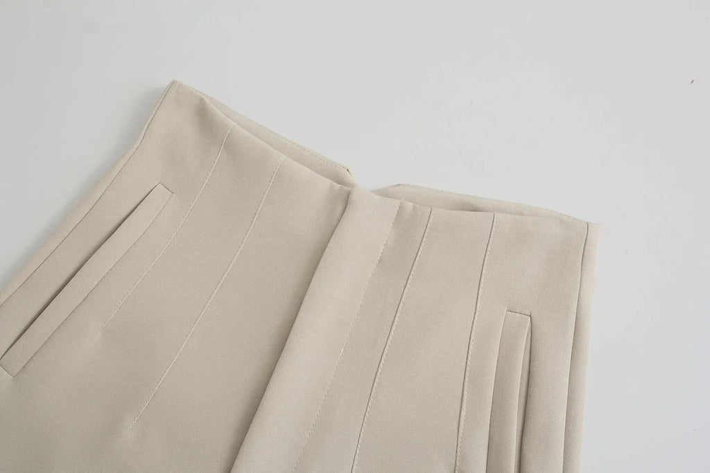 HXAO Fashion Office Wear High waist Pants for Women Formal Pants Office outfits Pencil Trousers Black Pink White Ladies Pants