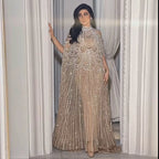 Customized Evening Dresses Luxury sexy Prom Dress Caftan Nude Wedding Formal Elegant Exquisite High Quality Party Gown for Women