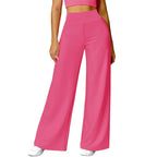 Women’s Yoga Wide Leg Pants High Waist Loose Fit Workout Trousers Casual Lounge Fitness Wear