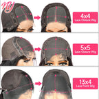 Highlight Wig Human Hair 1B 99J Burgundy Body Wave Lace Front Wigs For Woman 13x4 HD Lace Frontal Wig Colored Human Hair Wigs