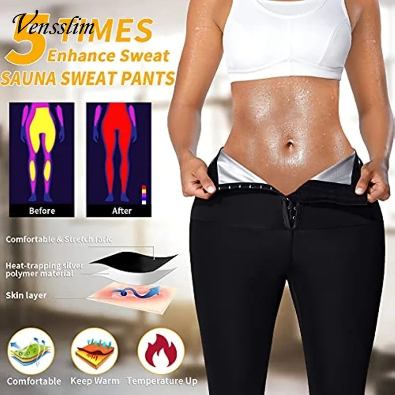 Body Shaper Pants Sauna Shapers Hot Sweat Sauna Effect Slimming Pants Fitness Short Shapewear Workout Gym Leggings Fitness Pants Secondary image
