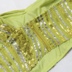 Sexy One-shoulder Long Summer Dress Sequin Birthday Holiday Elegant Party Evening Dresses Luxury Womens Prom Dresses XSY29