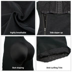 Full Body Corset Bodysuit Carving Shaper Tights Postpartum Girdles Fajas Colombian Sheath Butt Push Up Women Modeling Shapewear