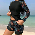 Summer Swimsuits Closed Tankini Sets Female Swimwear Sports Beach Wear Two-Piece Bathing Suits Pool Women's Swimming Suit 2025