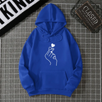 2025 Winter New Women's Hoodie High Street Unisex style Double Pockets Sweatshirts Outerwear Plus-Size Women's Clothing CYXX241