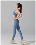 Women's Matching Activewear Set Sports Bra & High Waist Leggings 2-Piece Workout Outfit Gym Clothes for Yoga, Running & Fitness