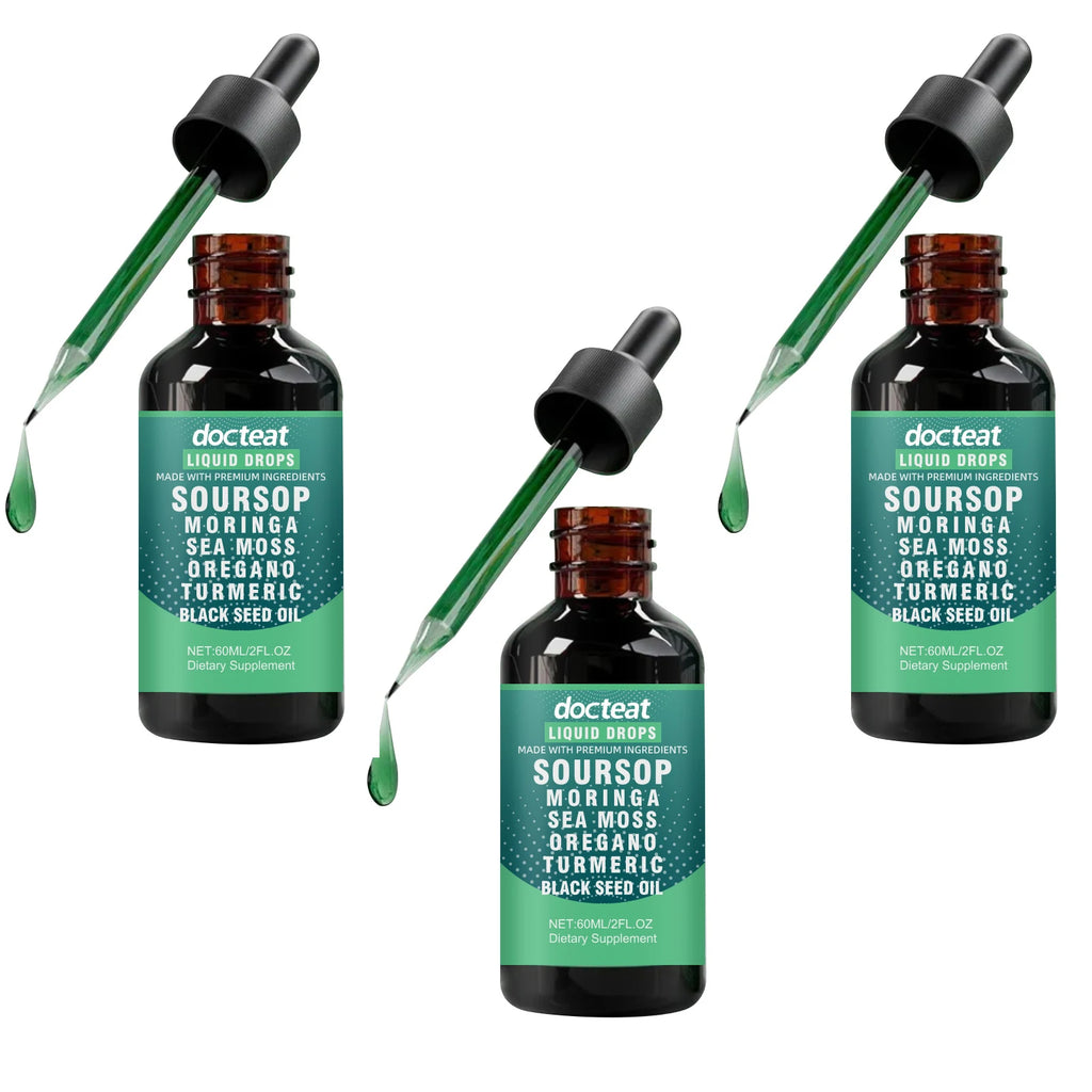 DOCTEAT Soursop Liquid Extract- Supporting Energy Balance And Boosting Vitality With A Blend Of Multiple Ingredients.