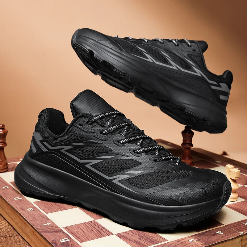 Wide Toe Men Running Sneakers Minimalist Barefoot Shoes Lightweight Breathable Zero Soles Outdoor Man Casual Walking Sport Shoes