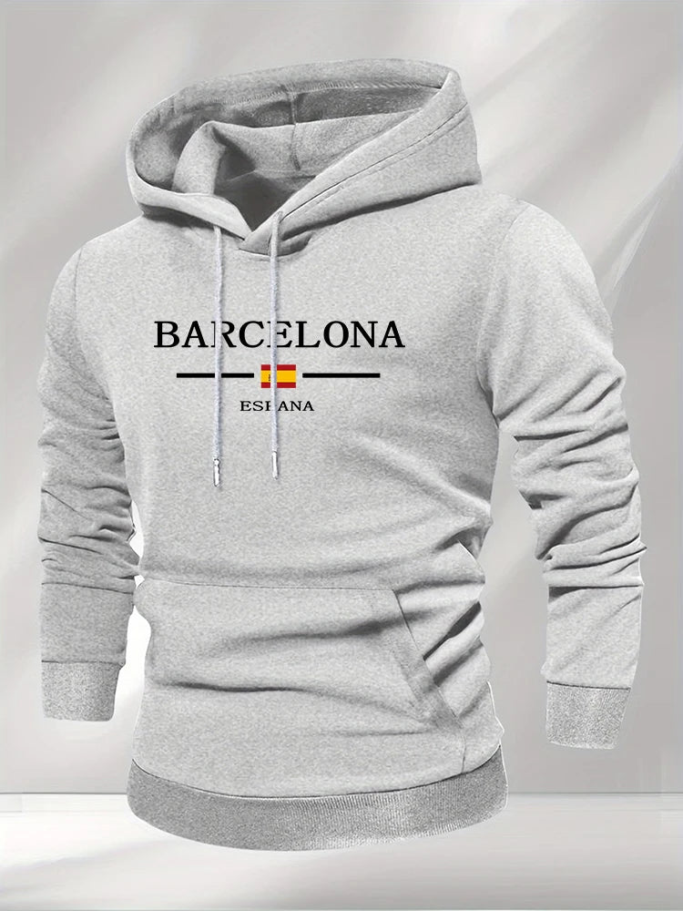 Men's Tracksuit Printing Casual Hoodies Sweatshirts Outfits Outdoors Gym Sports Jogging Clothing Autumn Winter Fitness 2 Pcs Set