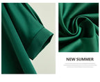 New In Summer Satin Silk Half-Sleeve Tee Tops Basic Solid Women‘s T-Shirt Casual O-neck Thin Shirts Ladies Loose Blouses