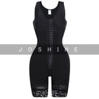 Full Body Shaper High Compression Shapewear Girdle With Brooches Bust For Postpartum Slimming Sheath Belly Fajas Colombianas